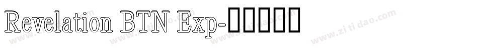 Revelation BTN Exp字体转换